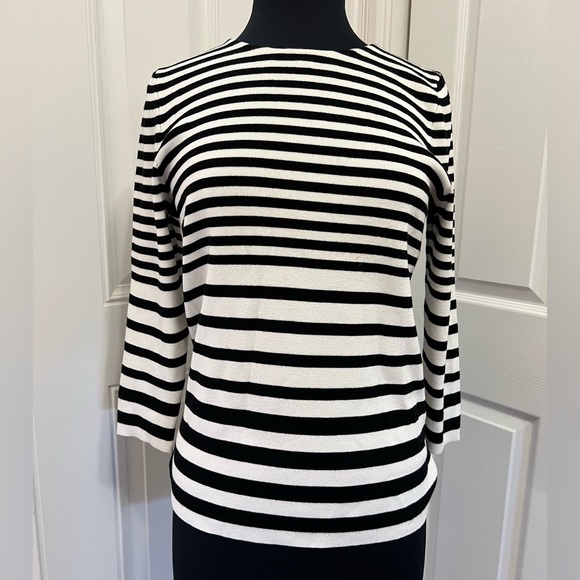 Talbots Women’s Crew Neck Striped Sweater/Top - Picture 1 of 9